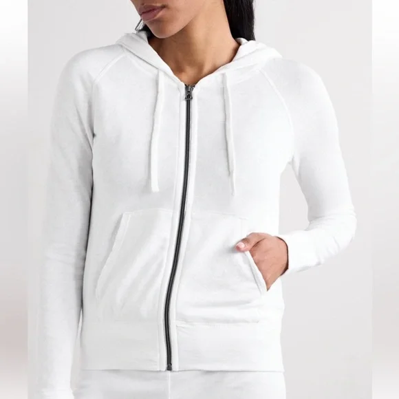 NEW James Perse Vintage French Terry Zip Up Hoodie - Picture 5 of 14